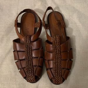 Cole Haan brown leather sandals. Sz8.5
